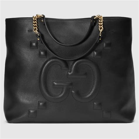 GUCCI GG super mini embossed leather shoulder bag 